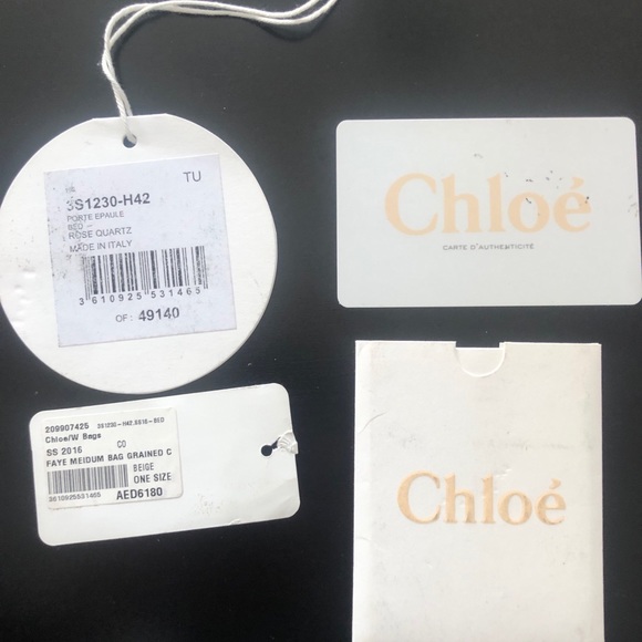 🌟SOLD🌟 CHLOE - Authentic Faye Medium Leather Bag - Picture 14 of 16